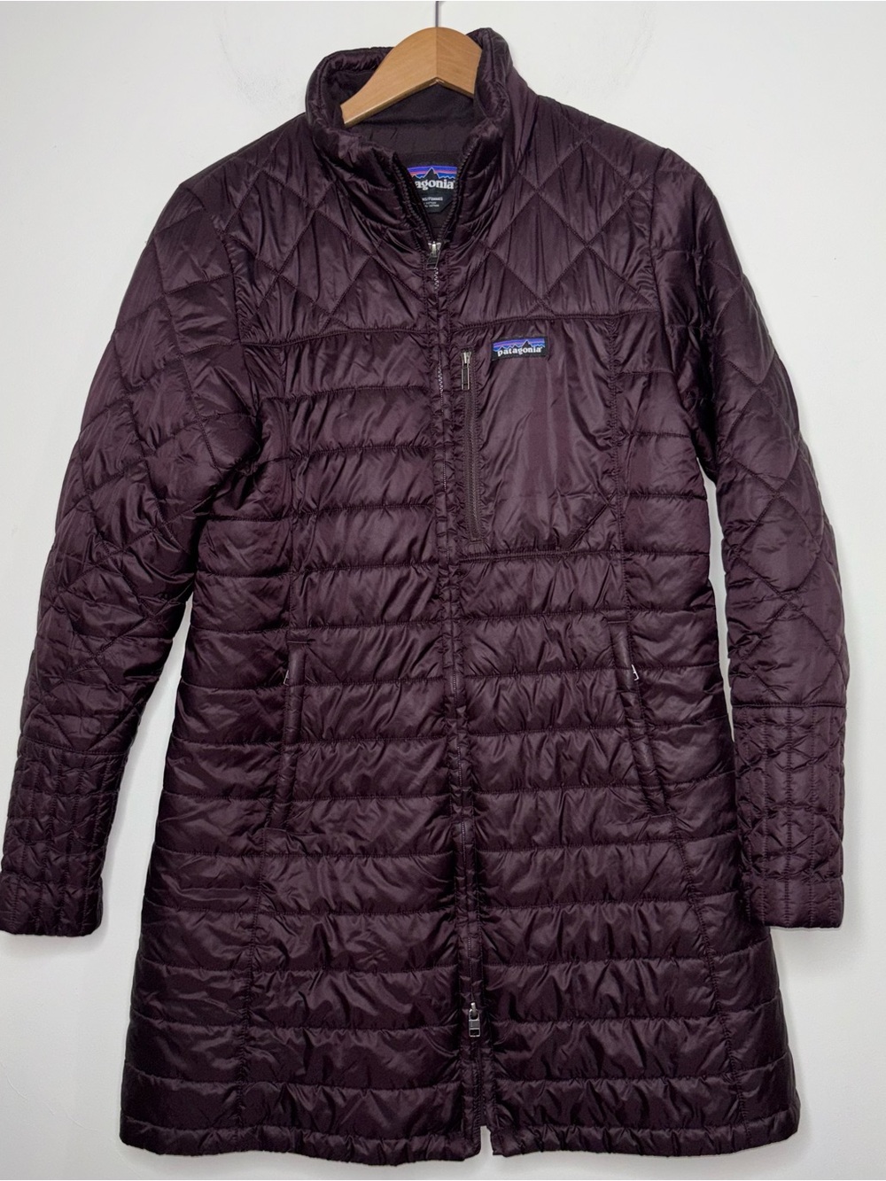 Patagonia Jacket Women's L Radalie Parka Puffer Quilted Insulated Coat Purple